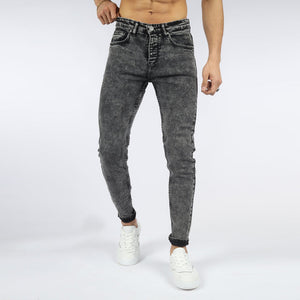 Vote- skinny Trousers- Stonewashed-Grey jeans