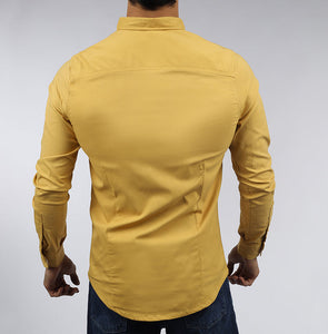 Vote-Shirt-Mustard yellow
