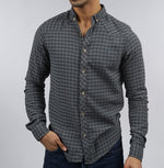Load image into Gallery viewer, Vote-Shirt-Grey-Plaid
