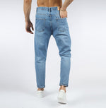 Load image into Gallery viewer, Vote- Boy Friend Trousers-Light blue- Ripped jeans
