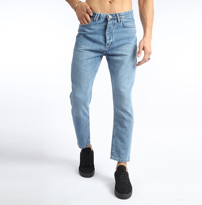 Vote-Boyfriend Trousers-Sky blue jeans