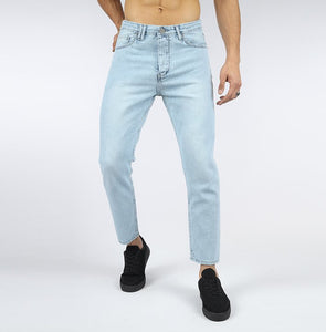 Vote-Boyfriend Trousers-Icy blue jeans