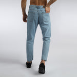 Load image into Gallery viewer, Vote- Boyfriend Trousers-Steel blue jeans
