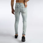 Load image into Gallery viewer, Vote-Skinny Trousers-Icy grey jeans
