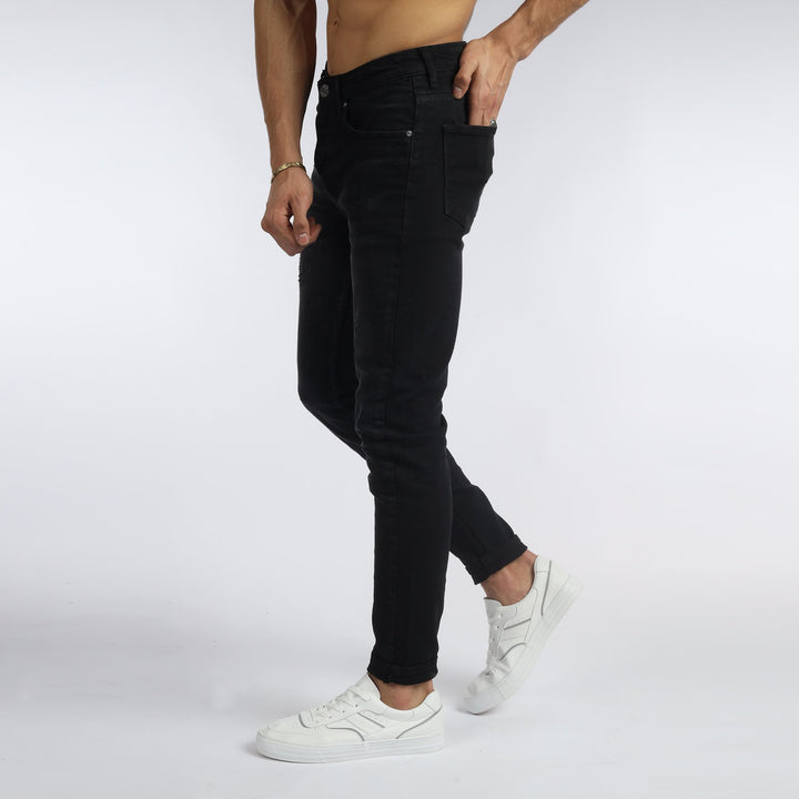 Vote- skinny Trousers- Fashion black jeans