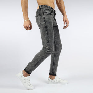 Vote- skinny Trousers- Stonewashed-Grey jeans