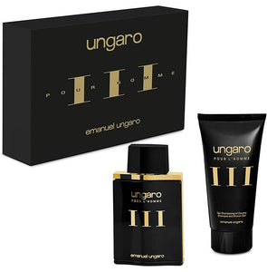 Ungaro III Pour Homme Set of 2 (100ml EDT+150ml Shampo and Shower gel)