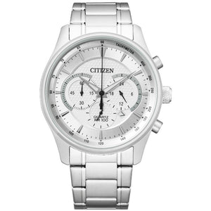 CITIZEN Mens Quartz Watch, Chronograph Display and Stainless Steel Strap - AN8190-51A