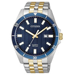 Load image into Gallery viewer, Citizen Men Blue Dial Stainless Steel Band Watch - BI5054-53L
