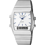 Load image into Gallery viewer, Citizen Men&#39;s White Dial Stainless Steel Band Watch - JM0540-51A
