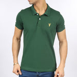 Load image into Gallery viewer, Vote-polo t-shirt- dark green
