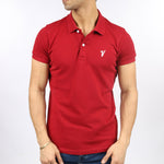 Load image into Gallery viewer, Vote-polo t-shirt- wine
