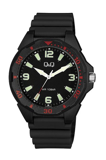Q&Q Analog Black Dial Men's Watch-VS44J006Y